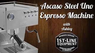 Overview: Ascaso Steel Uno Professional Espresso Machine
