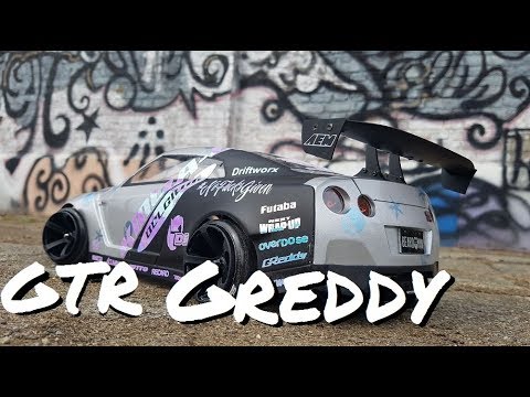 Nissan GT-R Greddy Body Review #2 - The Lab Rc Drift -