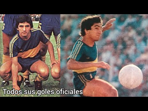 Todos los goles oficiales de Osvaldo Escudero en Boca