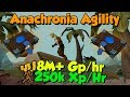 Anachronia Agility Guide! 8M+ Gp/hr & Best Xp Agility Course [Runescape 3]