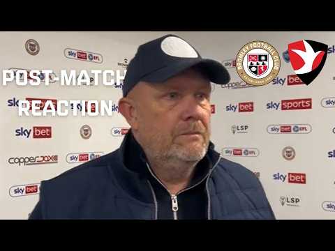 Andy Woodman after our draw with Cheltenham Town