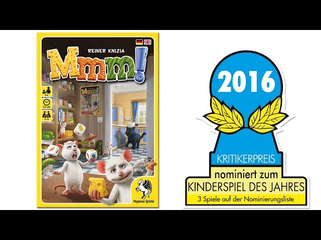 Video Teaser für Nominiert zum Kinderspiel des Jahres 2016: Mmm!