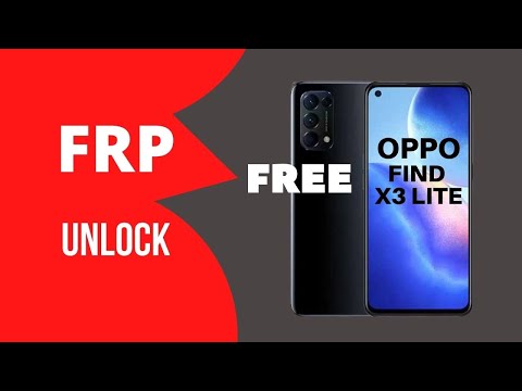 Free Reset FRP lock on OPPO Find X3 Lite