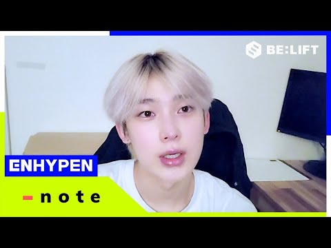 [Sub español] [-note] 210501 SUNOO - ENHYPEN