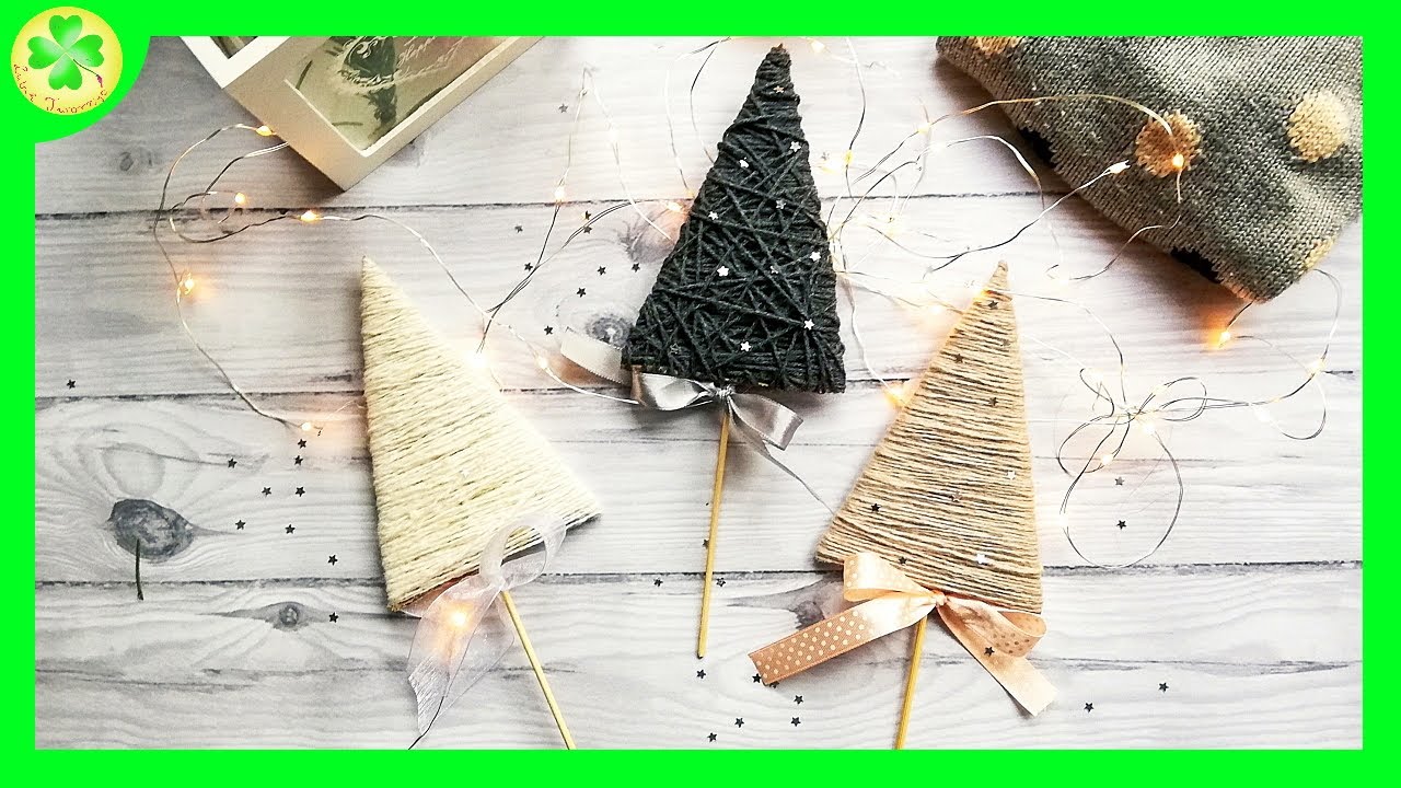 Jak zrobić Choinkę z Kartonu i Wełny (DIY Tutorial)