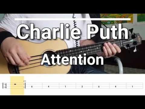 Charlie Puth - Attention (Ukulele Bass Cover) Tabs