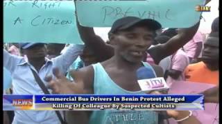 Drivers protest over alleged killing of colleague by suspected cultists