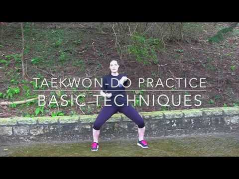 Twisting / Roundhouse / Front Kick | Basic Taekwon-do Practice | The Martial Artist's Way🥋