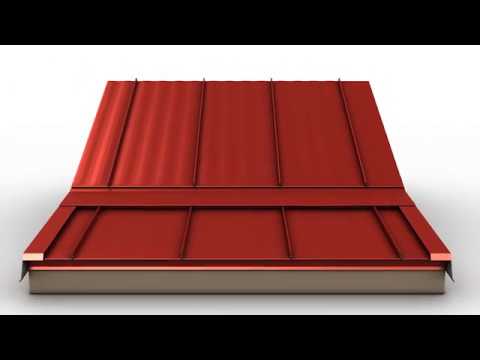 How to Install Standing Seam Metal Roofing - Slope Transition Trim