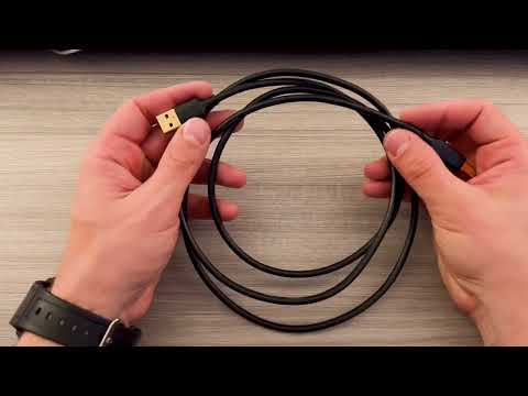 Кабель для принтера Ugreen US135 USB-A USB-B 2.0 2 м позолоченные коннекторы черный - фото 1 - id-p1922080925