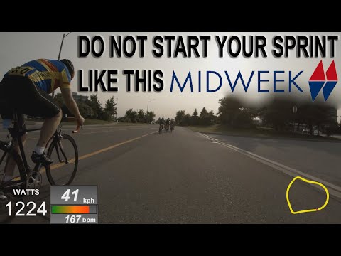 Do NOT Start Your Sprint Like This...(Midweek Crit Series) Race Analysis