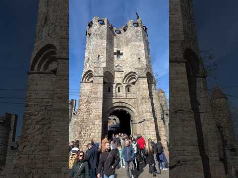 Gravensteen Castle Ghent Belgium #makeitmakesense #history #bigt #castle #belgium