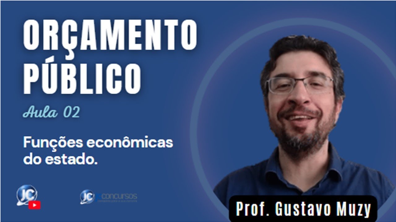 ORÇAMENTO PÚBLICO - Aula 02 - Funções econômicas do estado.