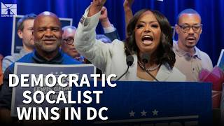 Lewis George wins DC mayoral primary, poised to face Trump over city autonomy