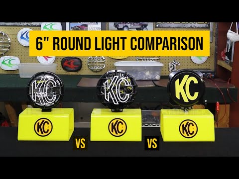 KC® 6\" Round Lights Compared: Apollo Pro, SlimLite® LED & Gravity® Pro6