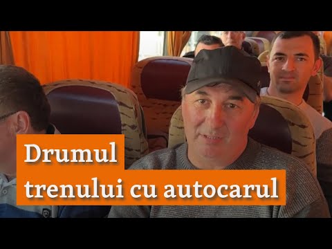 Drumul trenului cu autocarul între Cluj-Napoca şi Oradea