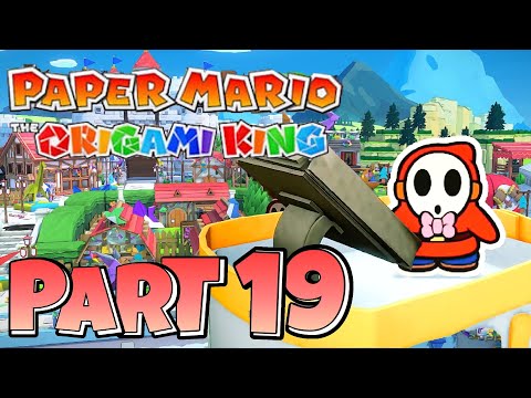 Paper Mario: The Origami King Gameplay Part 19 "Shy Guys Finish Last!" (NO COMMENTARY)