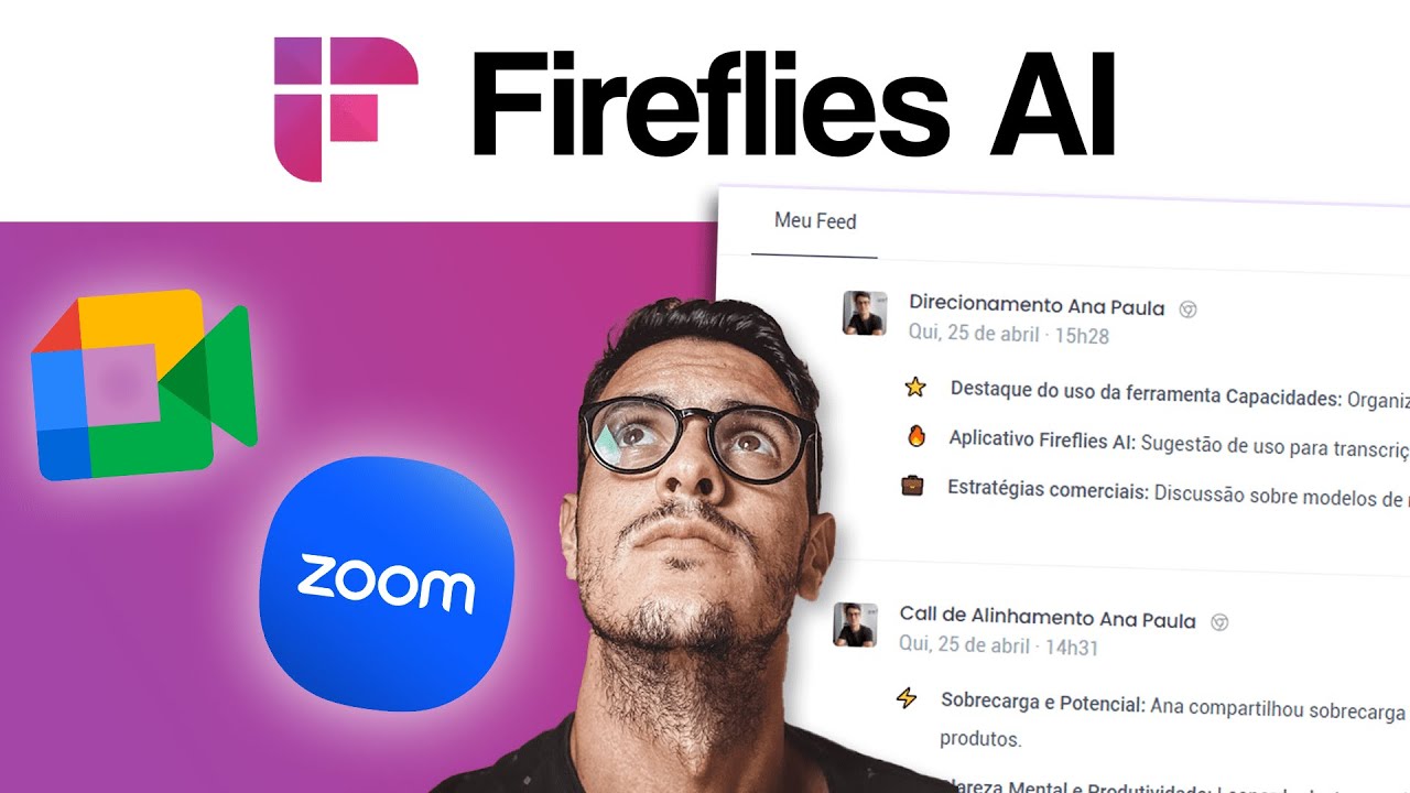 Minha IA Favorita para Notas de Reuniões e Aulas AO VIVO | Fireflies AI