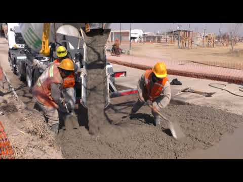 San Lorenzo: pavimentan el ingreso al barrio San Rafael