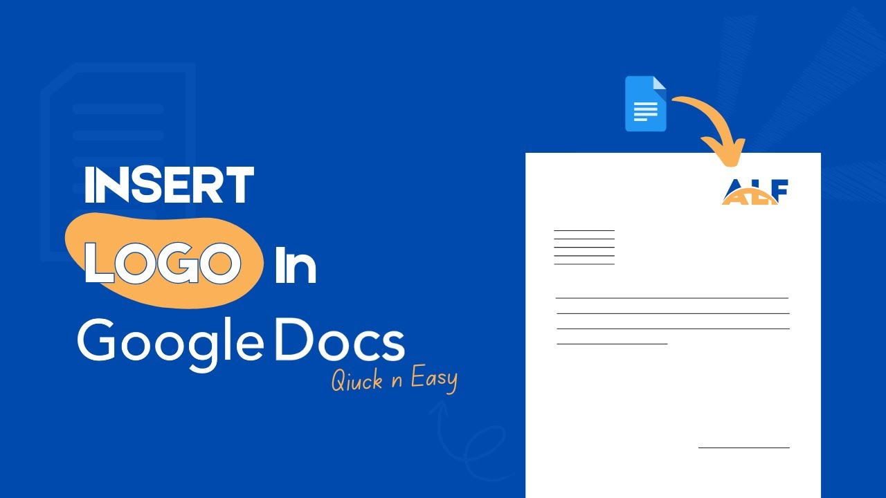 How to insert logo in google docs (step by step)