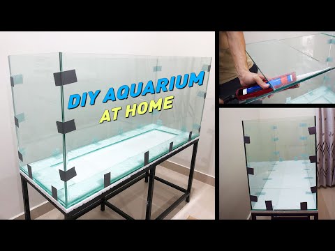 How I Made My 5 Feet Aquarium at home | Step By Step Guide
