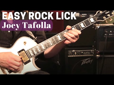 Easy Rock Lick That You Can Use in A Blues (Killer Lead Guitar Lesson w/ Joey Tafolla)