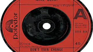 Don't Ever Change Music Video