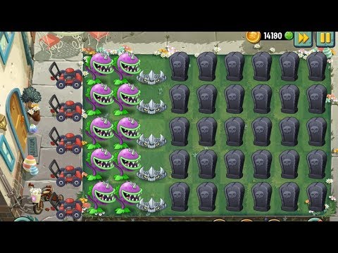 Plants Vs Zombies 2 Planta Carnívoras Papapum Y Pinchorocas