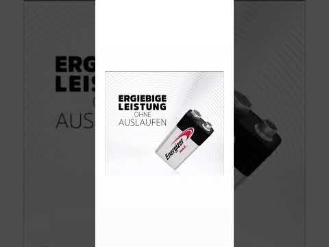 Energizer 9V 6LR61 Alkaline Battery Max