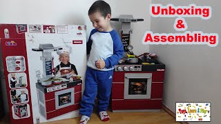 Unboxing and Assembling the Theo Klein Miele Kitchen Compact Toy