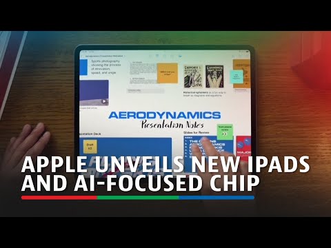 Apple unveils new iPads and AI-focused chip
