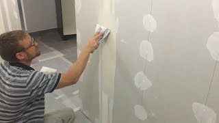 איך לעשות שפכטל על חיבור של לוחות גבס | צביעה של לוחות גבס