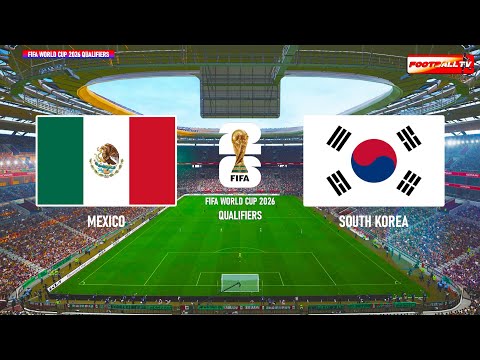 MEXICO vs SOUTH KOREA - International Friendly 2025 | Full Match All Goals | Pes Simulation Game