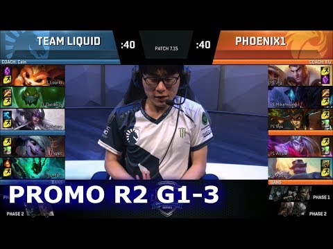 Liquid vs Phoenix1 Game 3 | Round 2 Promotion/Relegation S7 NA LCS Summer 2017 | TL vs P1 G3 1080p