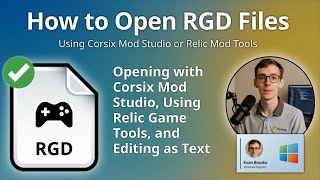 How to Open RGD Files (Relic Game Data)