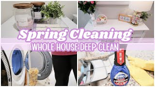WHOLE HOUSE SPRING CLEANING 2025 | WHOLE HOUSE DEEP CLEAN WITH ME