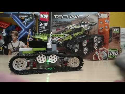 Обзор на самоделку из набора lego technic 42065+сборка ето танк