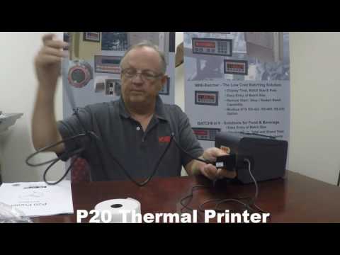 P20 Video1:  P20 Thermal Printer Introduction