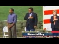 Barack Obama refuses to put his hand over his heart for the National Anthem on Memorial Day!!!!!