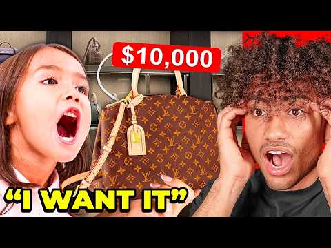 KID ONLY BUYS DESIGNER CLOTHES!