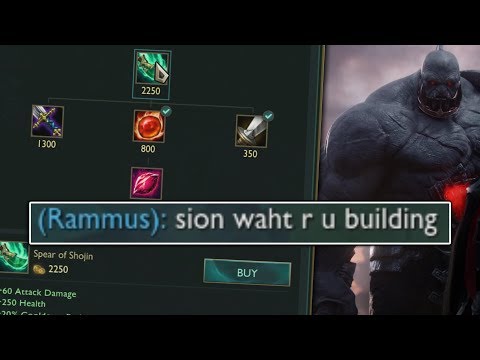 Can't Stop The Shojin SION (You can Chat Restrict him though) | League of Tilt