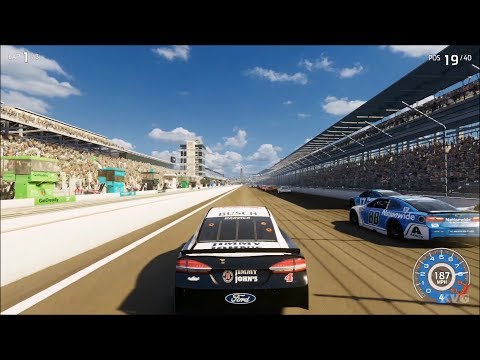NASCAR Heat 3 - Indianapolis Motor Speedway - Gameplay (PS4 HD) [1080p60FPS]