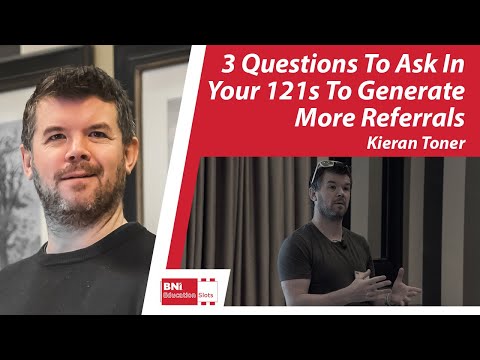 Maximizing BNI Success: 3 Essential Questions for Powerful 121s | BNI Education Moment