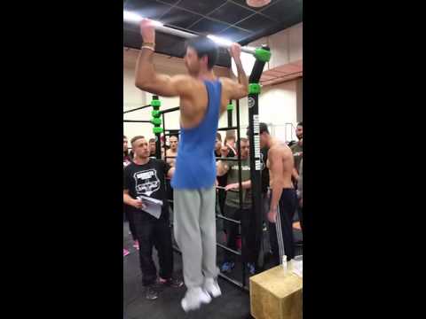 FIBO 2016 King of the bar 1.place weighted pull-up +32kg Pavel Šanda weight/StreetLifter