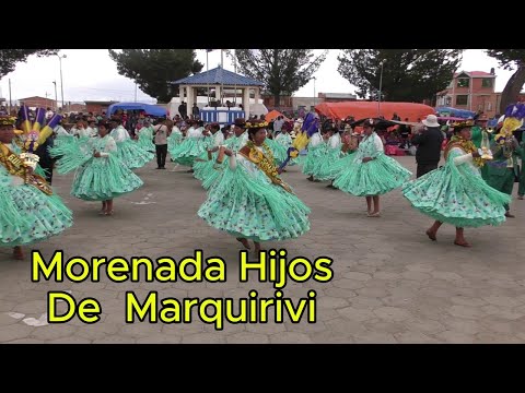 Entrada folklorica Morenada hijos legítimos de Marquirivi Prov Aroma La Paz Bolivia 2025