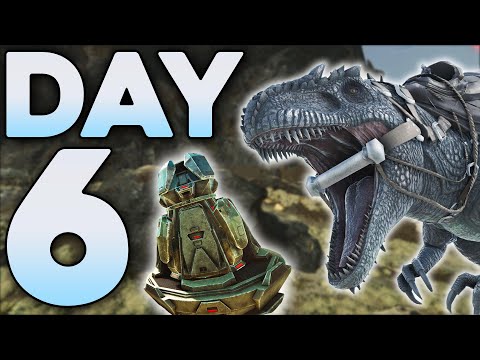 Stealing an Insane GIGA Line and Farming Thousands of Element! - ARK PvP