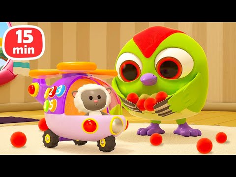 Hop Hop Baykuş ve Yeni oyuncak - en popüler bölümler bir arada. Bebekler için eğitici çizgi film