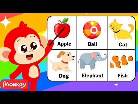 Learn ABC, Alphabets, Colors For Toddlers & Babies ️🔠️🎨 Monkey Junior Play & Learn