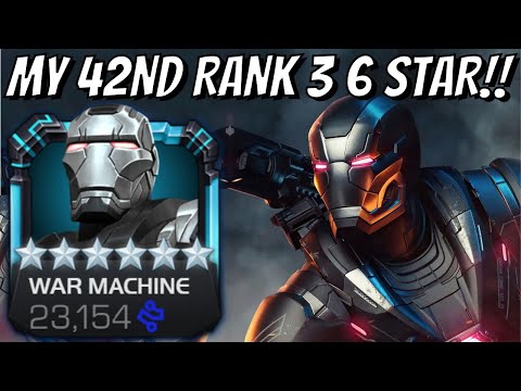 6 Star Rank 3 WAR MACHINE Rank Up & Gameplay - 12+ ENDGAME BOSSES!! ULTIMATE SHOWCASE!!!