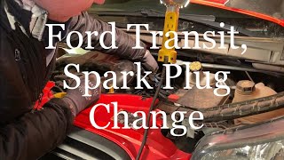 QUICKEST SPARK PLUG CHANGE, Ford Transit 250